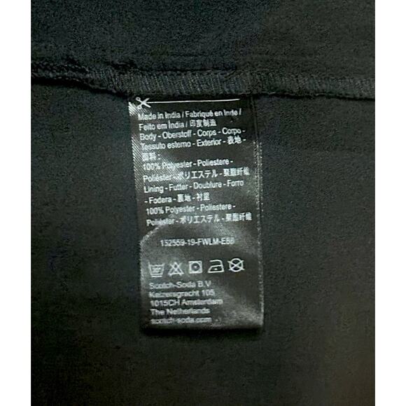 SCOTCH & SODA Tasha Ruffle Midi Dress Cottagecore Boho Black Cocktail Wedding M - Picture 13 of 15